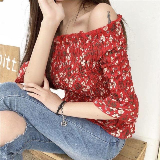 ÁO BẸT VAI NHÚN BO QUẢNG CHÂU