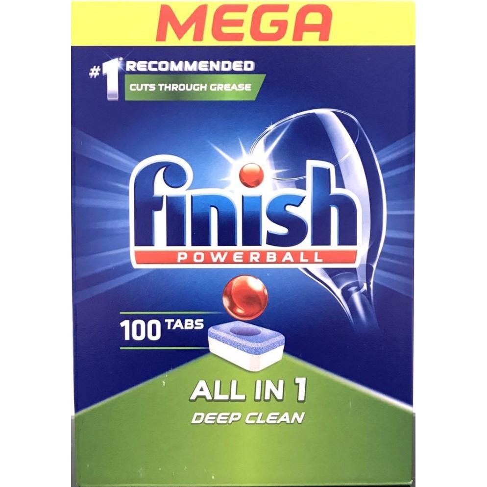 Hộp Viên rửa bát Finish All-in-1 loại 100 viên