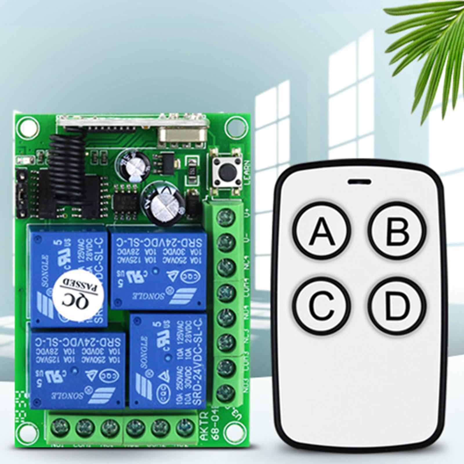 Switch Receiver Remote Switch for Use for Electric Doors Garage Doors Lights