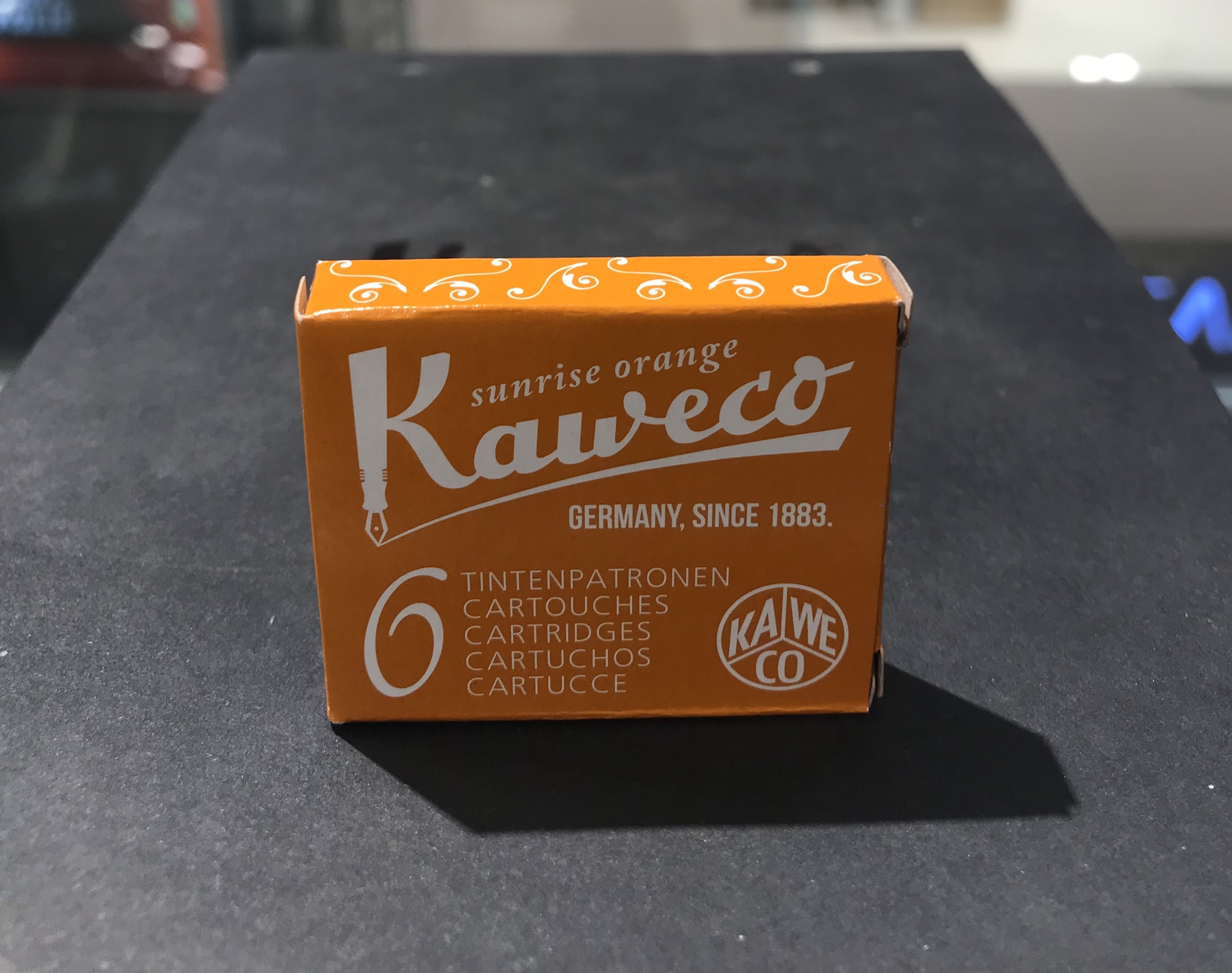 Kaweco vỉ mực 6 ống Orange