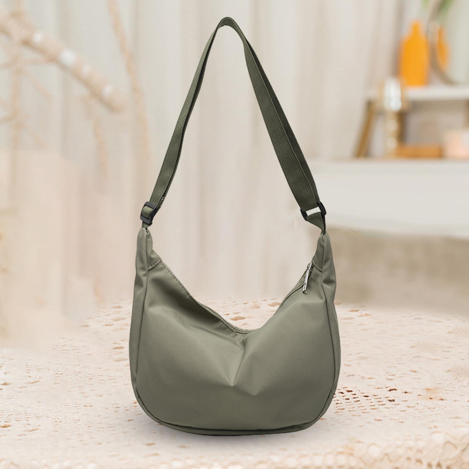 Girls Crossbody Bag with Zipper Women Shoulder Bag for Walking Biking Travel