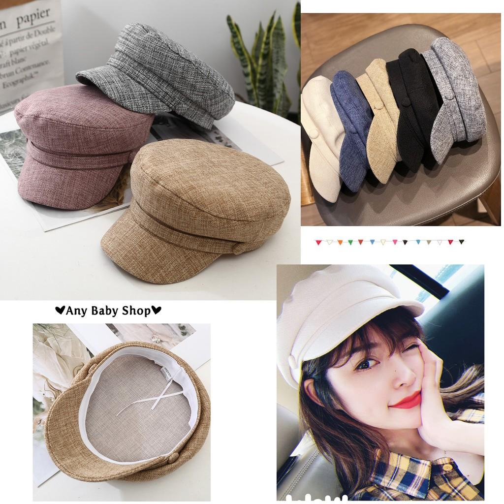 Nón mũ nồi-nón mũ Beret kiểu dáng hải quân thời trang cho nam va nữ đi chơi,du lịch nhiều màu cực sang