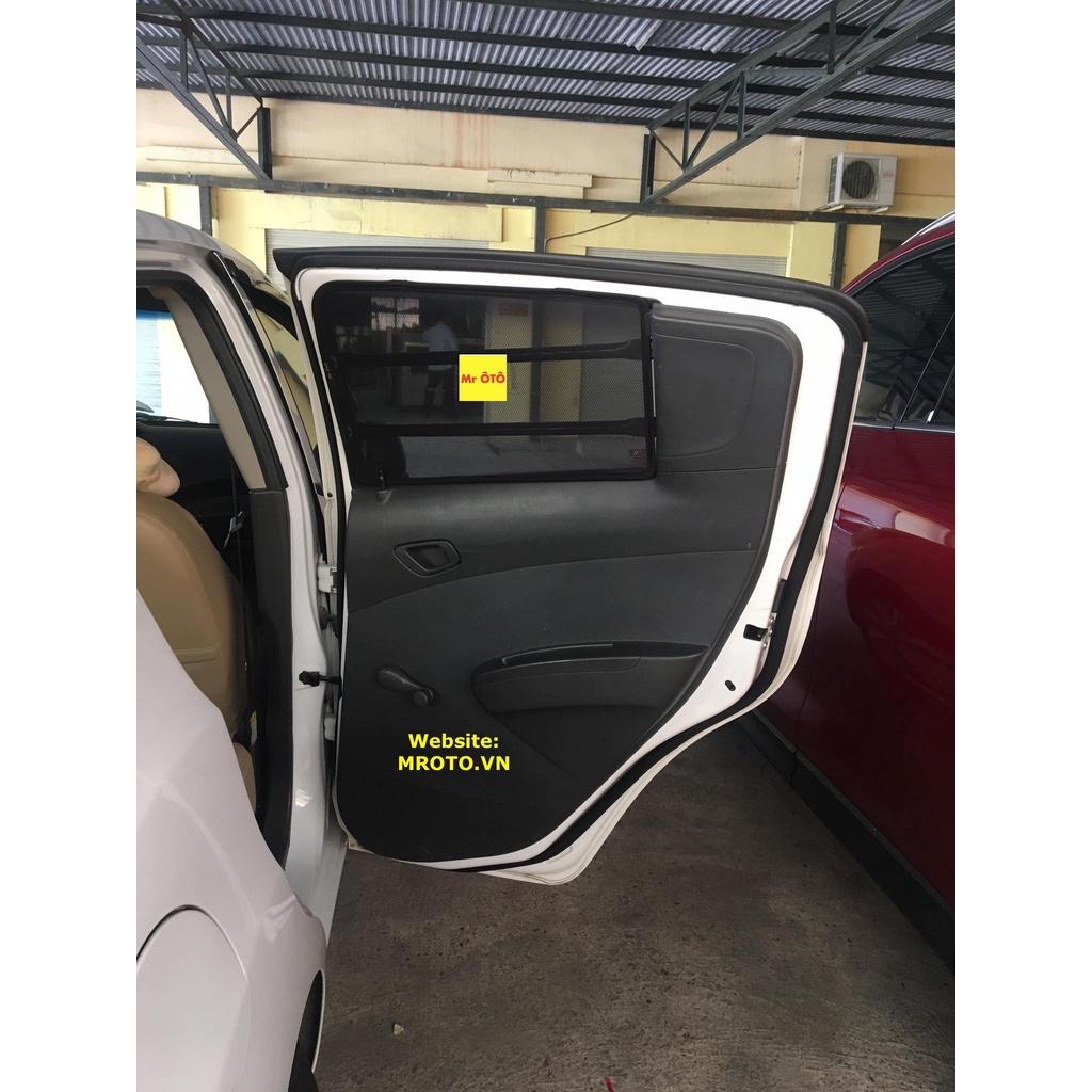 Rèm Che Nắng Xe Chevrolet Spark Lite Loại 1. Cam Kết Dày dặn, Chuẩn Khít Theo Xe