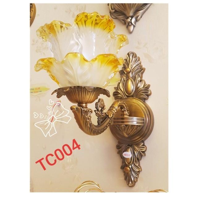 Đèn tường chao bông hoa, đèn gắn tường, đèn trang trí, đèn decor TC004