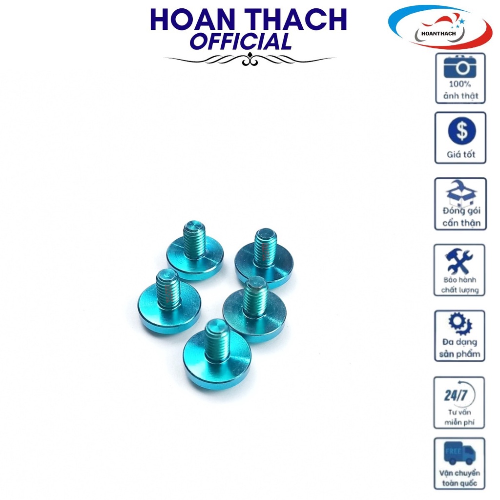 Ốc GR5 Titan Dù 6L10 Xanh Lục Bảo sử dụng được nhiều dòng xe ,SP010244 ( Gía 1 con )