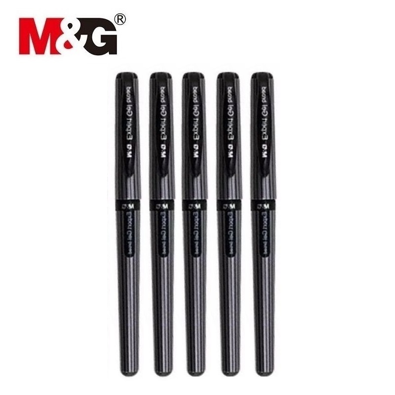 Set 5 bút gel nước 1.0mm M&amp;G AGP13672 / 13672 luyện viết chữ Hán nho bút viết tiếng Trung