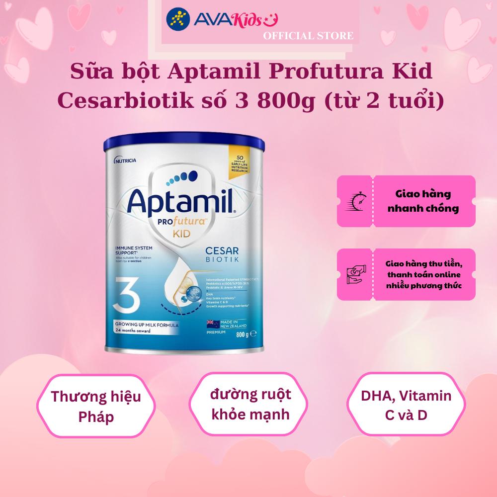 Sữa bột Aptamil Profutura Kid Cesarbiotik số 3 800g (từ 2 tuổi)
