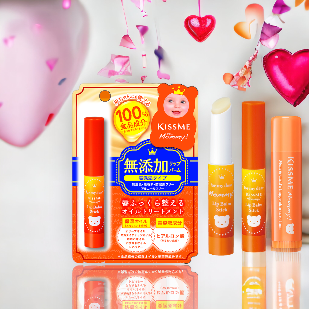 Son Dưỡng Chống Nứt Nẻ Môi Dành Cho Bé Từ 6 Tháng Tuổi Và Da Nhạy Cảm Kissme Mommy Lips (2.5g)