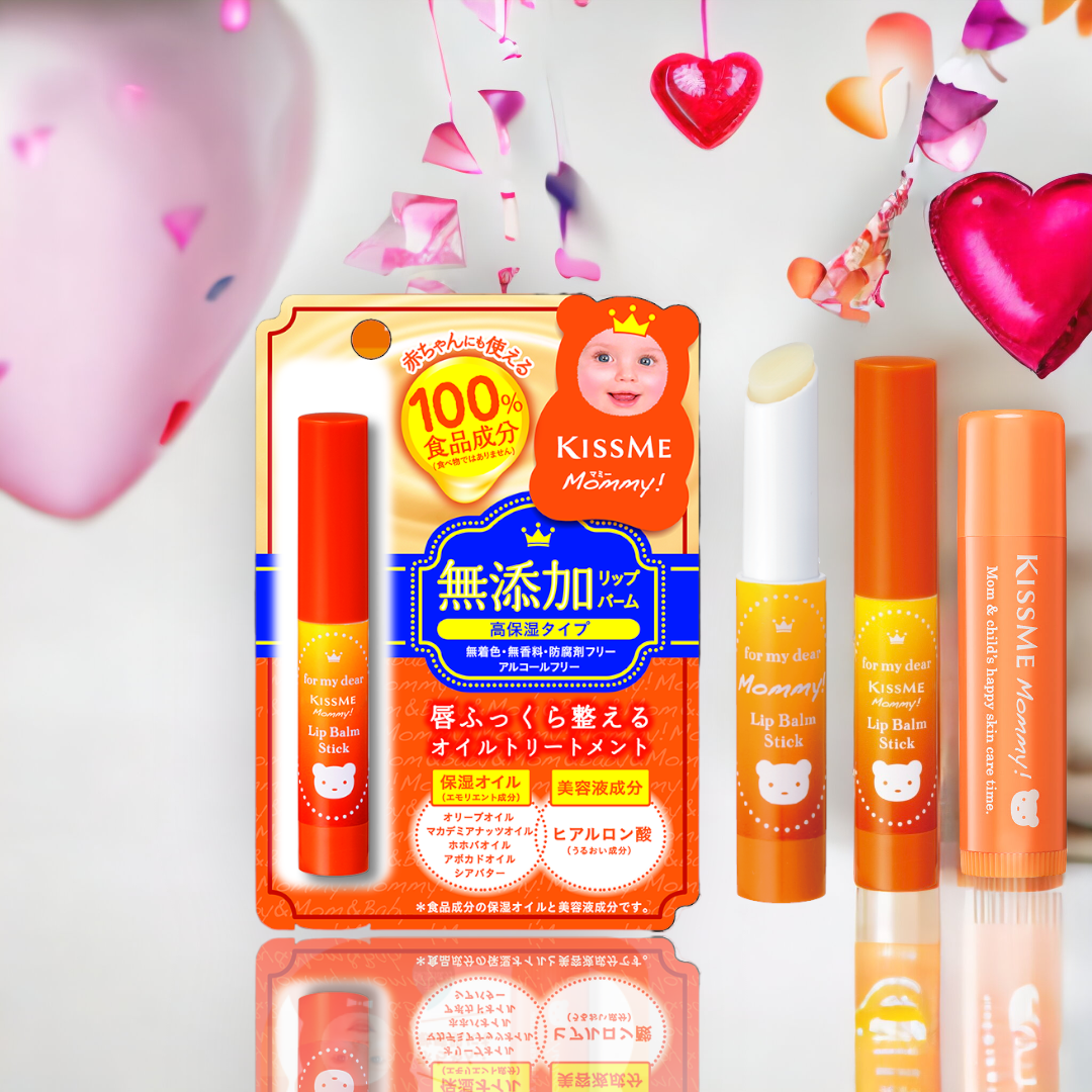 Son Dưỡng Chống Nứt Nẻ Môi Dành Cho Bé Từ 6 Tháng Tuổi Và Da Nhạy Cảm Kissme Mommy Lips (2.5g )