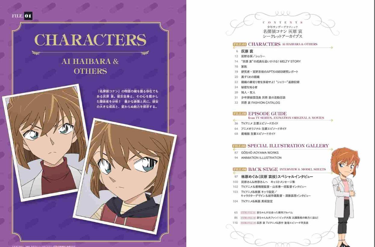 Detective Conan: Secret Archives Ai Haibara (Japanese Edition)