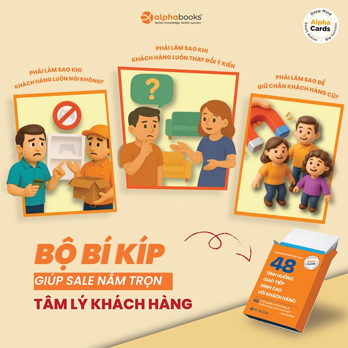 Flashcard Giao Tiếp Với Khách Hàng - 48 Tình Huống Giao Tiếp Đỉnh Cao Với Khách Hàng