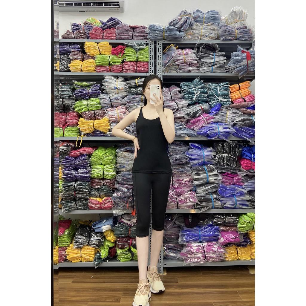 Cam Kết 100% Ảnh Tự Chụp - Mặc Là Mê Bộ tập GYM nữ đa năng - Yoga nữ - Set tập yoga lửng lưng đan dây