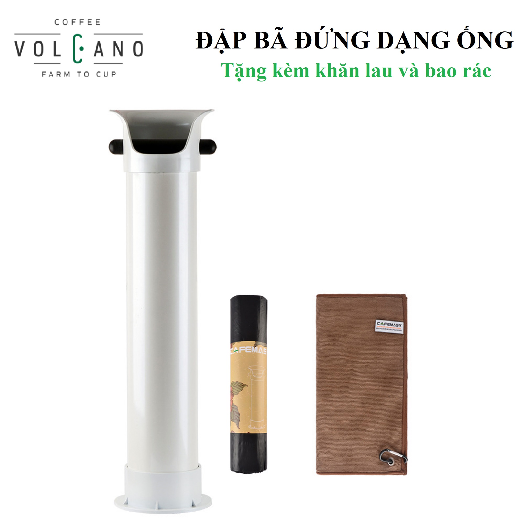 Đập bã đứng dạng ống tròn cao