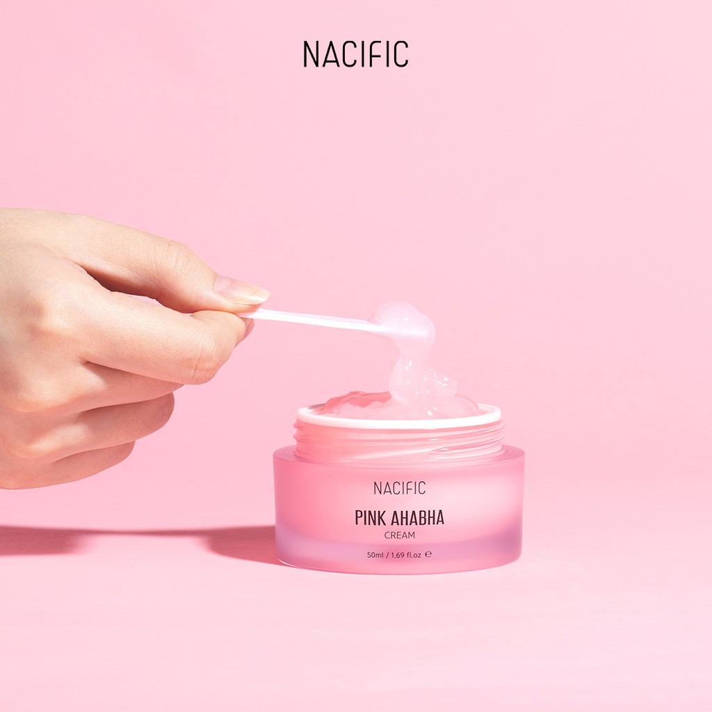 Kem Dưỡng Ẩm Tẩy Tế Bào Chết NACIFIC Pink AHA BHA Cream 50ml