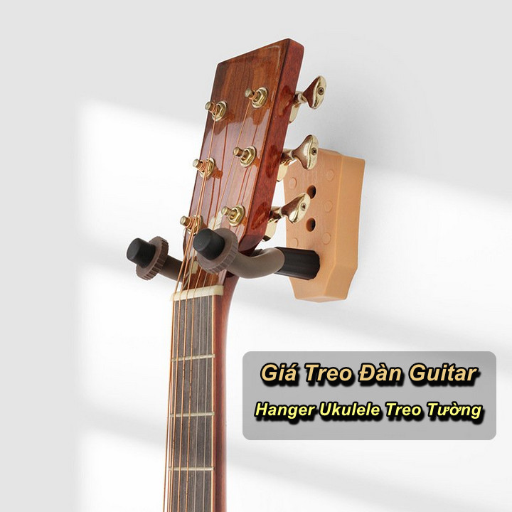 Móc Treo Đàn Guitar Hanger Ukulele Gắn Tường - Home Decor Furniture