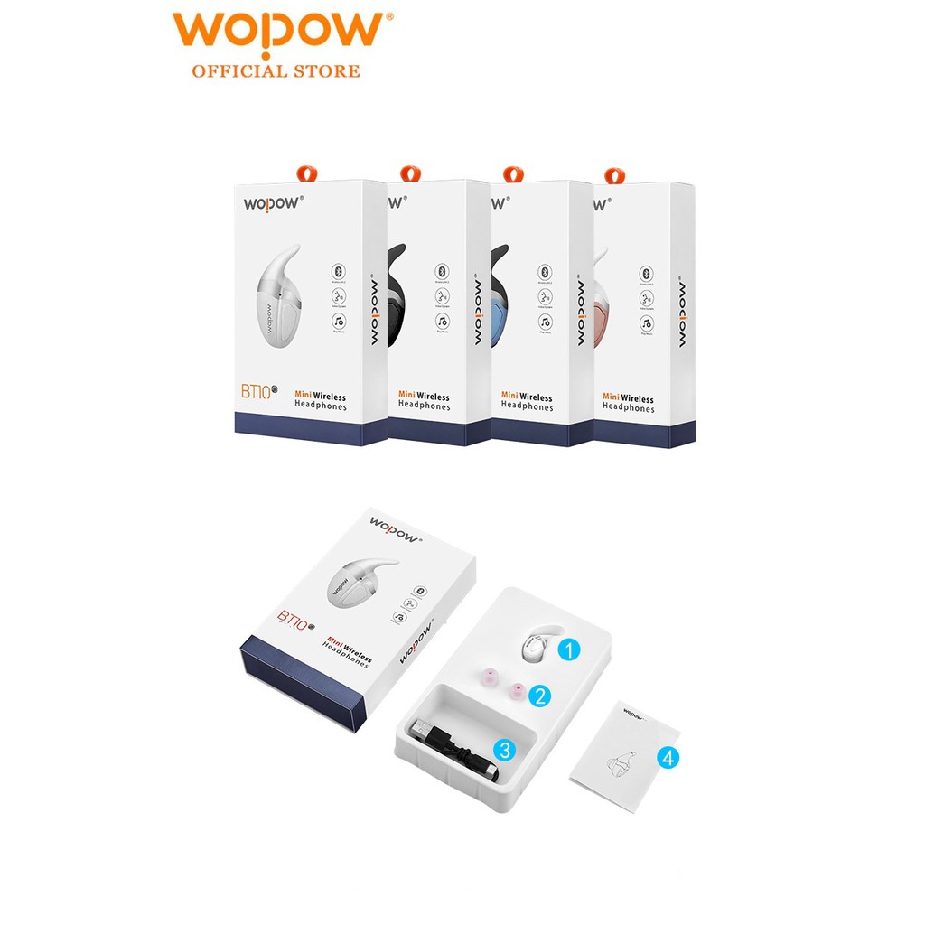 [XẢ KHO] Tai nghe Bluetooth Wopow BT10 - hàng chính hãng