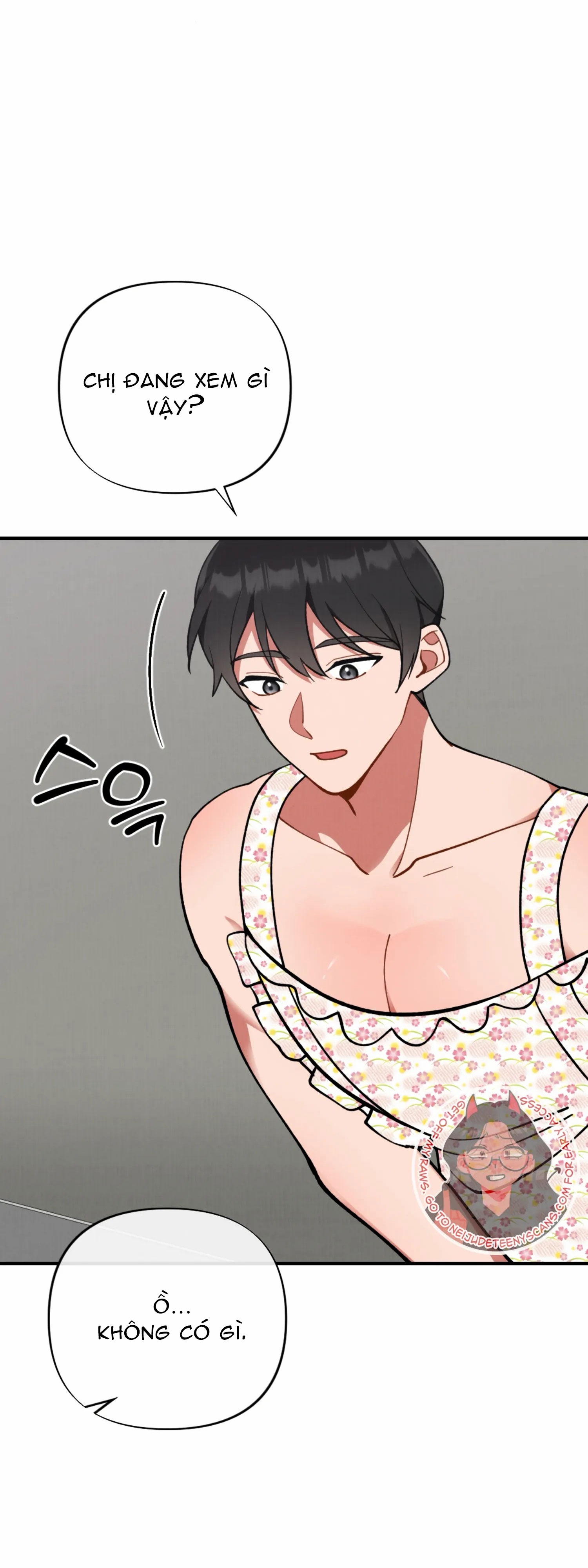 [18+] bạn của em trai không thể to như vậy! chapter 4.1 4