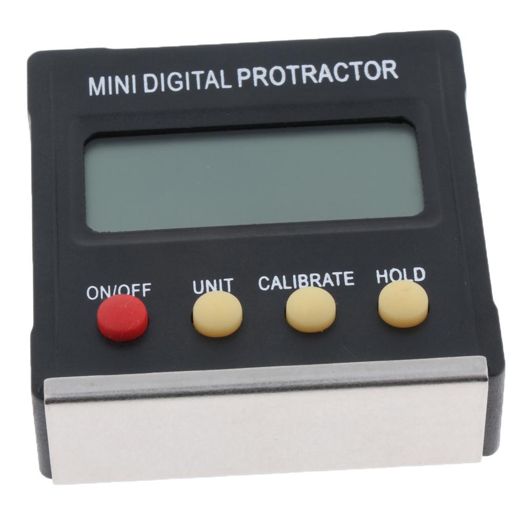 360Degree Mini Digital Protractor Inclinometer Electronic Level Box Magnetic