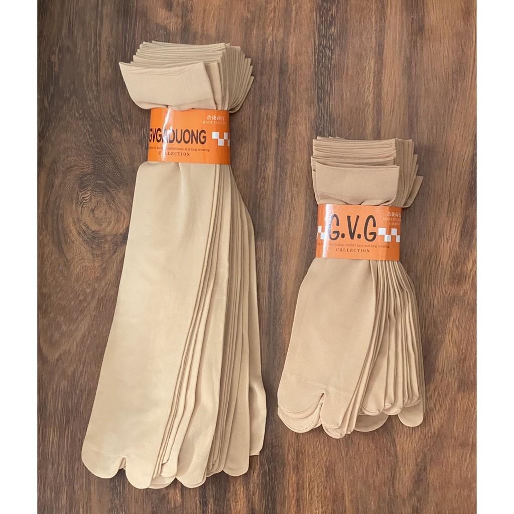 Combo 10 đôi vớ nữ da , dài và ngắn ,xỏ ngón , co giãn tốt , mịn , ảnh thật , bảo đảm giao đúng hàng