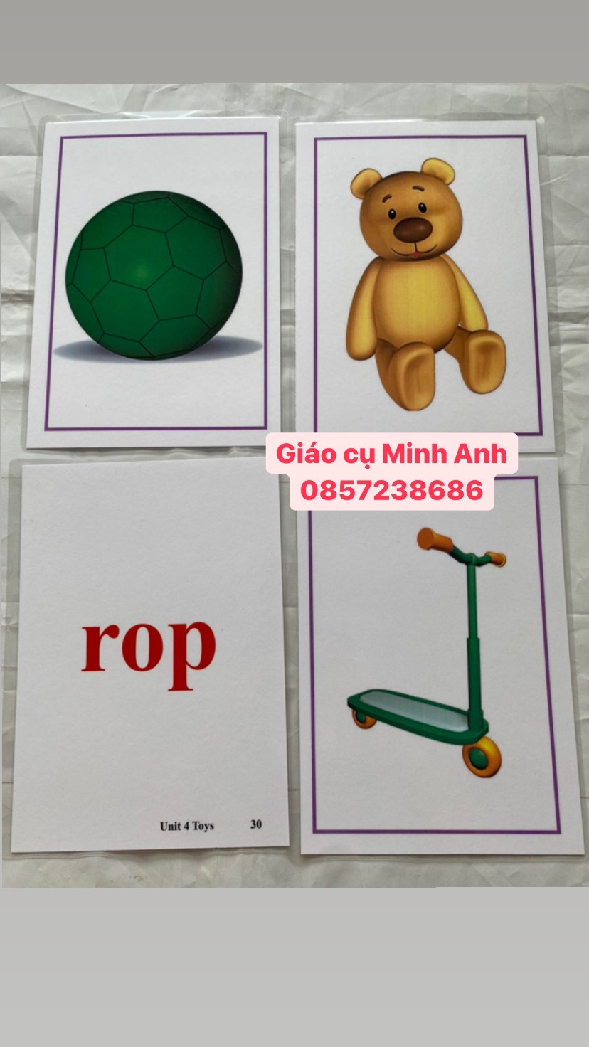 Flashcard SUPER MIND STARTER -64 thẻ ép plastic bền đẹp