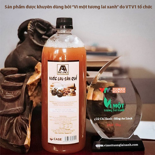 Combo 2 chai nước lau sàn hữu cơ hương quế An An ( 1000ml)| Xua đuổi côn trùng, nhà luôn thơm mát |