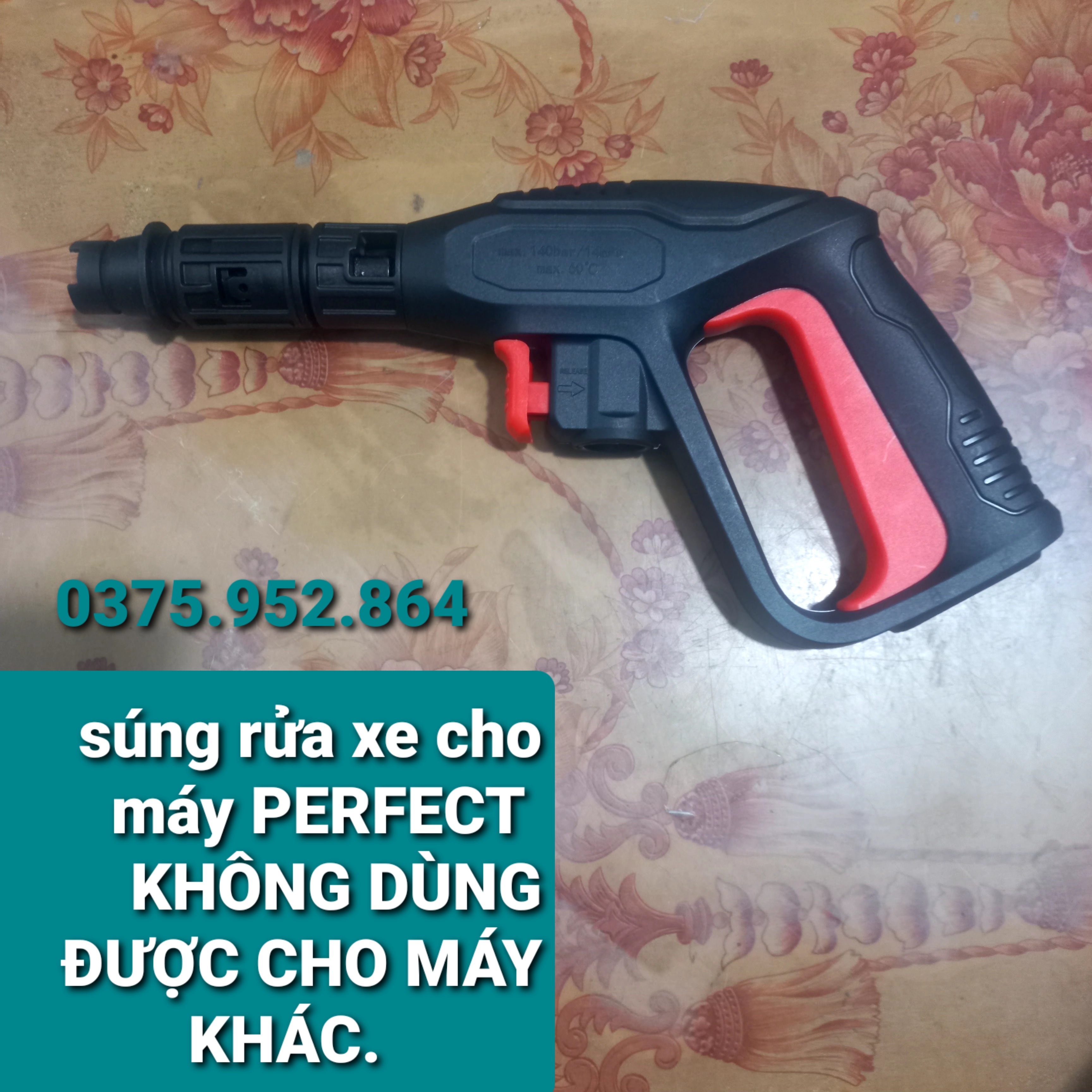 Súng rửa xe cho máy PERFECT