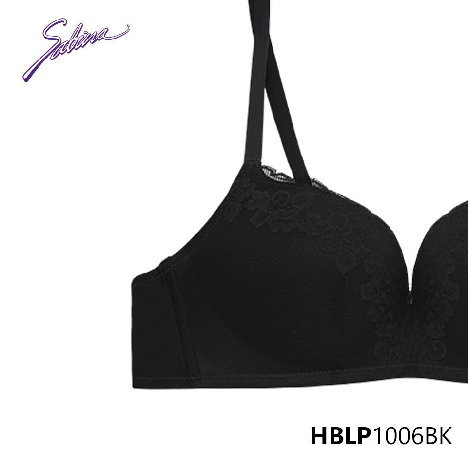 Áo Lót Mút Dày Nâng Ngực Không Gọng Màu Đen Habpy Lady By Sabina HBLP1006BK