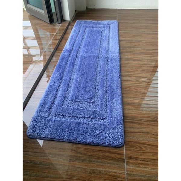 Thảm lau chân Cao Cấp 1 màu sang trọng cực kỳ êm và thấm hút cũng cực tốt kt/40x120
