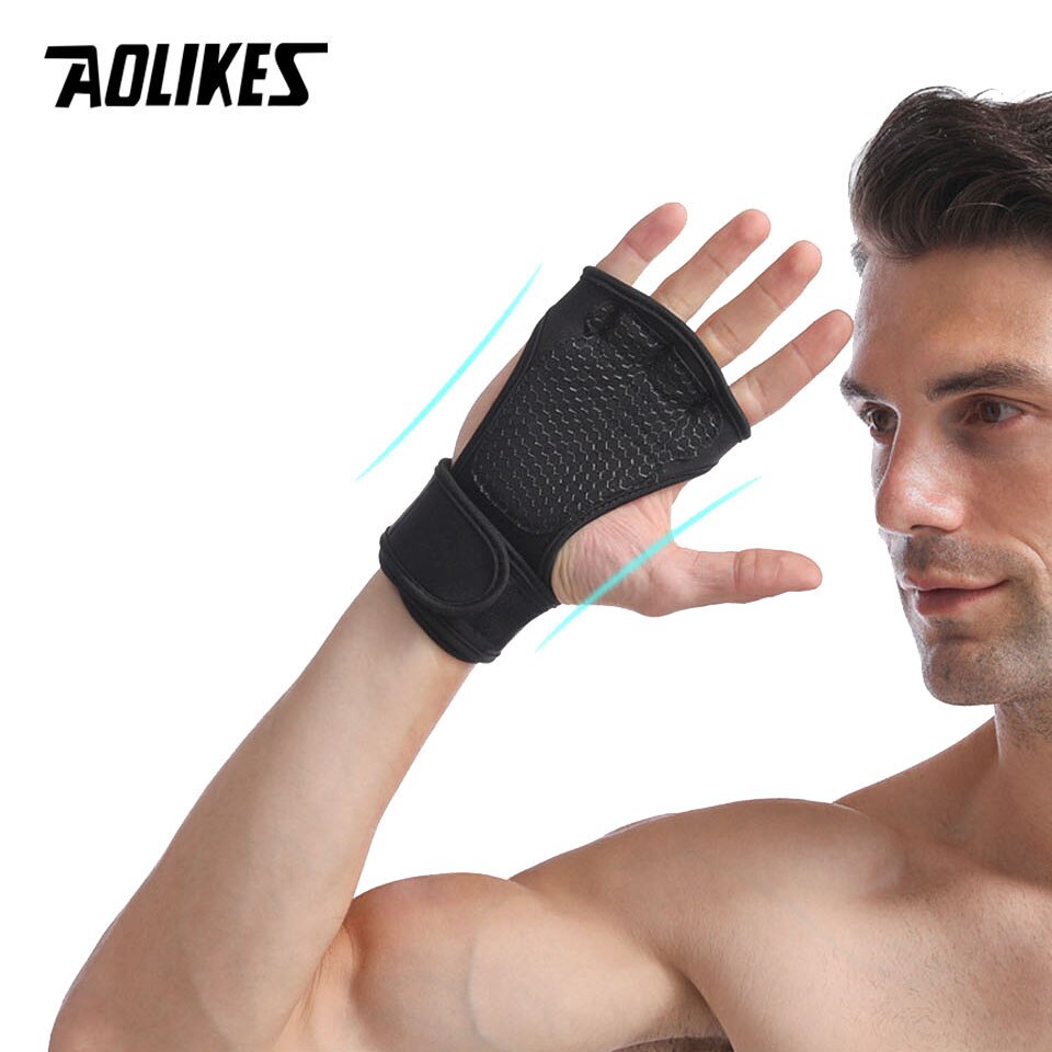 Găng tay nâng tạ tập gym AOLIKES A-117 Weight Lifting Glove
