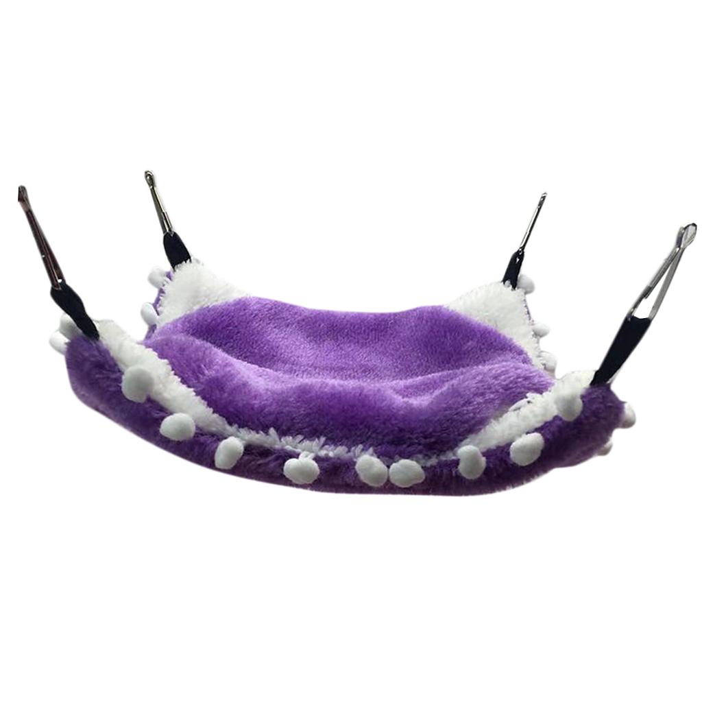 Small Animals Warm Hammock Hamster Sleep Bed For Small Pet Blue-S