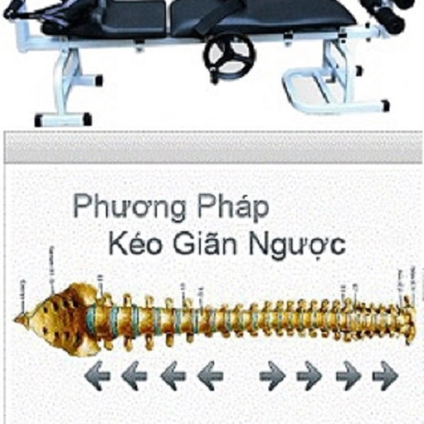 Giường kéo giãn cột sống lưng cổ thoát vị thoái hóa toàn thân