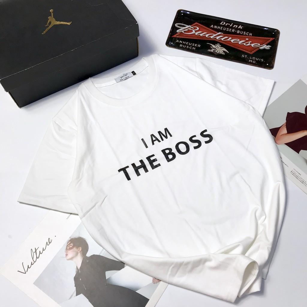 ÁO THUN I'M THE BOSS, USED TO BE THE BOSS