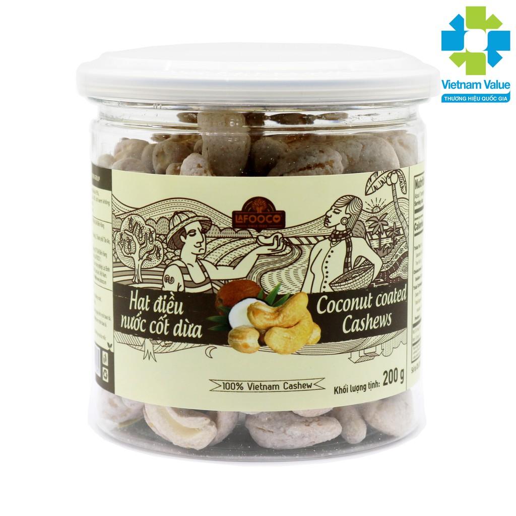 Hạt điều nước cốt dừa 200g LAFOOCO Coconut Coated Cashew Nuts