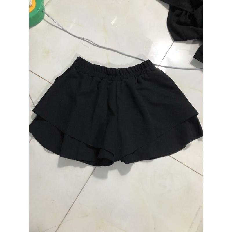 Quần short giả váy 2 tầng