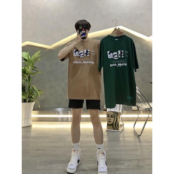 Áo tay lỡ unisex áo thun nam nữ có in hình độc đáo