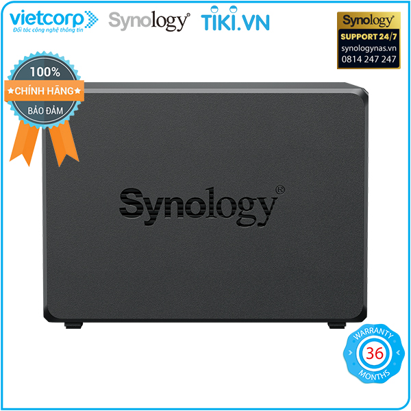 Thiết bị lưu trữ NAS Synology DS423+ (Đen) - Hàng Chính Hãng