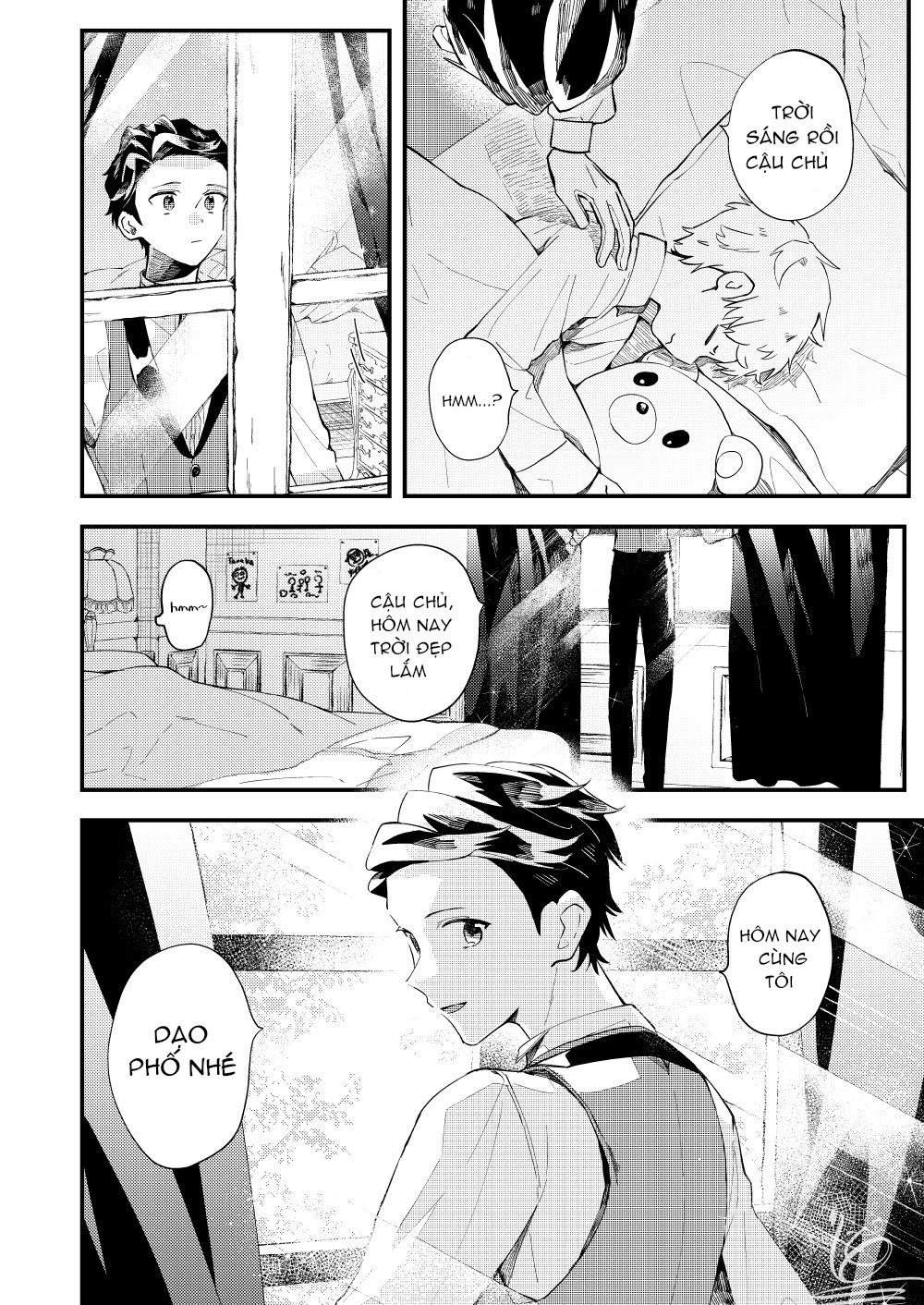 nhóc tóc vàng và chàng quản gia người nhật chapter 2.1 6