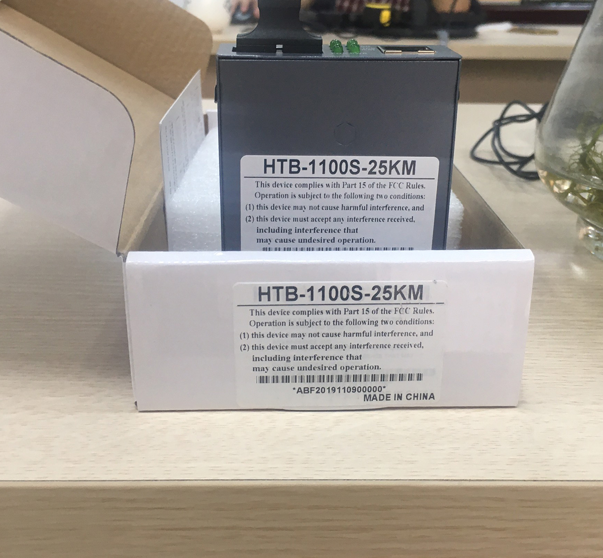 Bộ chuyển đổi quang điện 10/100M 2 Sợi quang Netlink HTB-1100S 25KM - Hàng Nhập khẩu