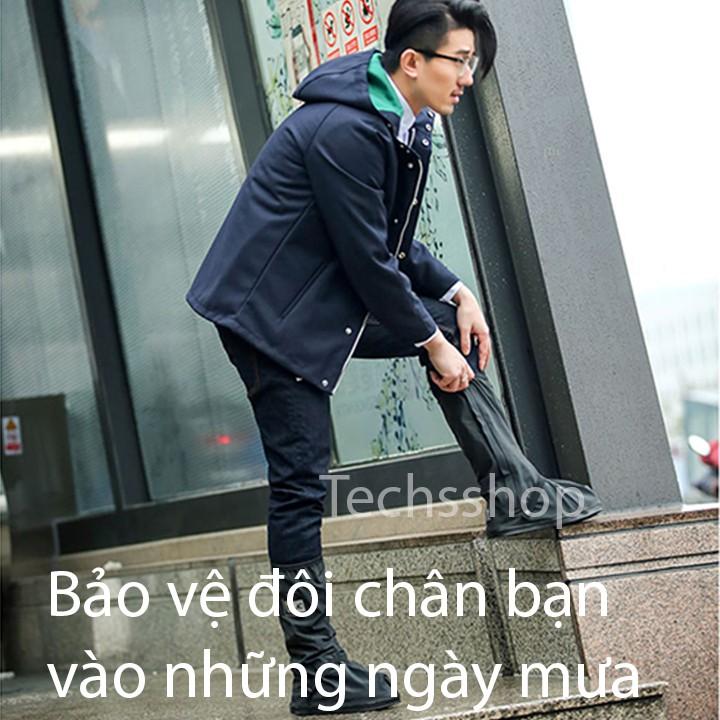 Bọc giày đi mưa - giày đi mưa ống cao - Ủng đi mưa - Bảo vệ đôi giày, chân không ướt khi đi mưa