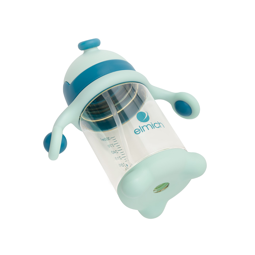 Bình Tập Uống Nước Cho Bé Elmich BabyCare EL8395 340ml EL8396 320ml, Hàng Chính Hãng - JoyMall