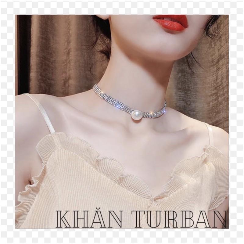 Choker đính đá lấp lánh nhiều mẫu