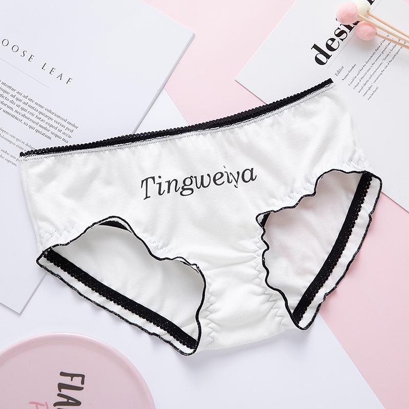 Set 5 quần lót cotton kháng khuẩn nữ họa tiết dễ thương QLN40