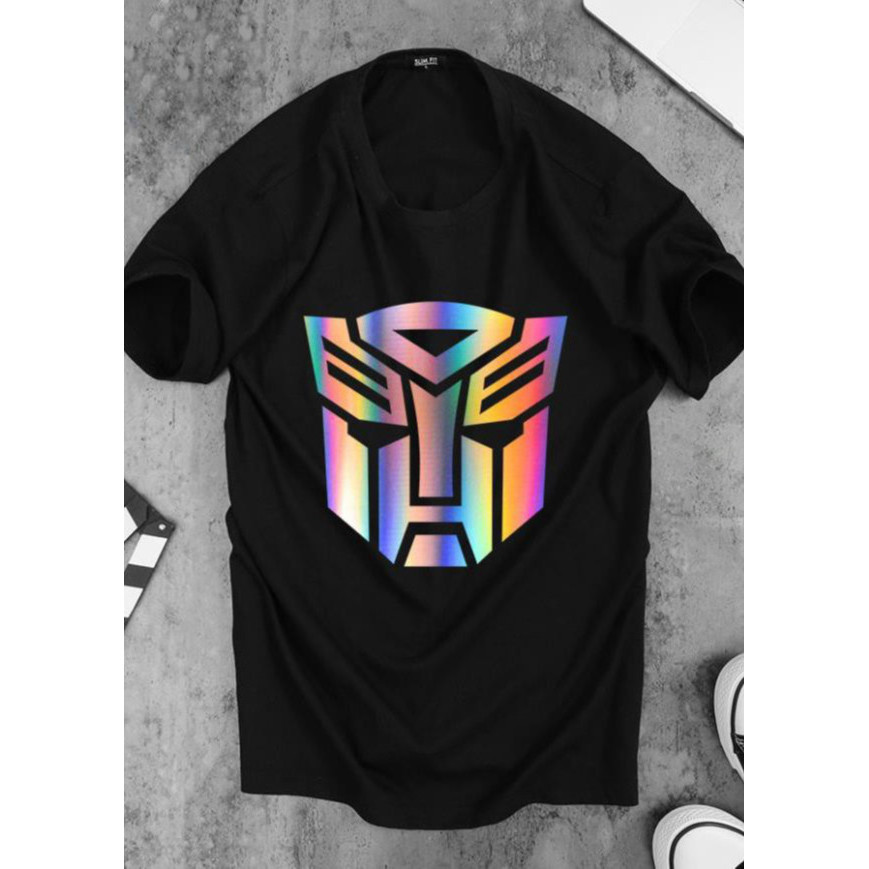 Áo Thun Nam Phản Quang 7 Màu Optimus Prime