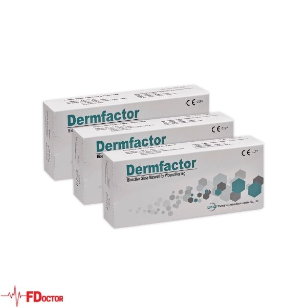 Combo 3 Hộp DermFactor Nhập Khẩu Đức Công Nghệ Sinh Học Mới Liền Nhanh Vết Thương Cấp và Mãn Tính Nhanh Gấp 5 Lần, Viêm hậu môn có dich, Vết thương phẫu thuật, Vết thương cắt trĩ. Thẩm Mỹ Tránh Sẹo