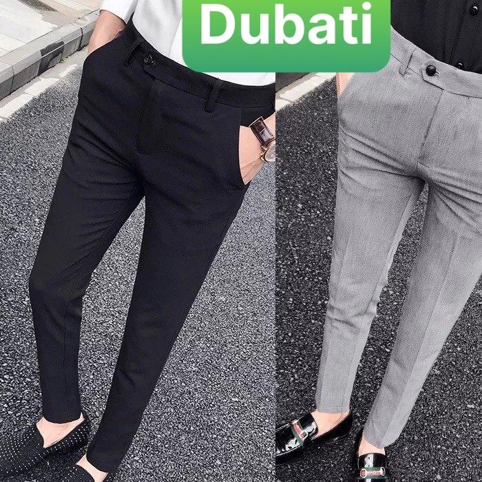 QUẦN TÂY ÂU NAM DÁNG BODY VẢI CO GIÃN CAO CẤP- DUBATI FASHION