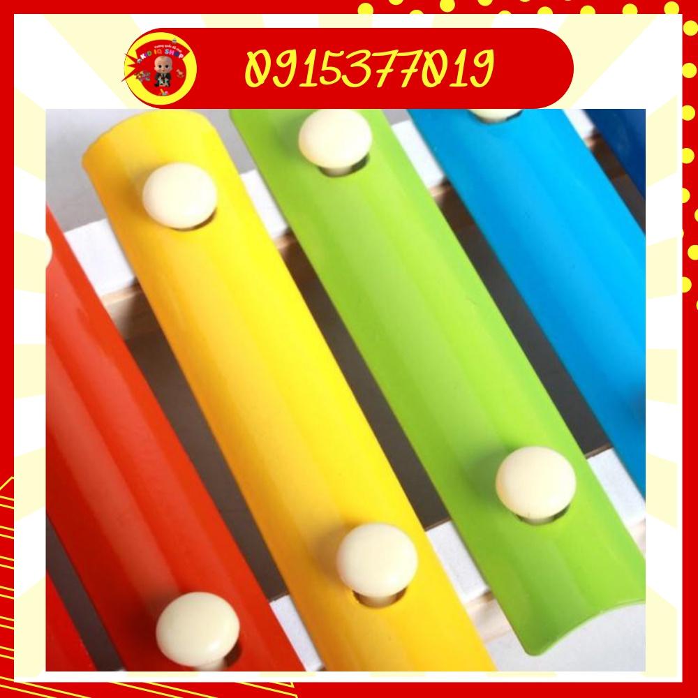 Đồ chơi gỗ đàn Xylophone 8 thanh giúp bé phát triển khả năng cảm thụ âm nhạc, kích thích giác quan Kid IQ