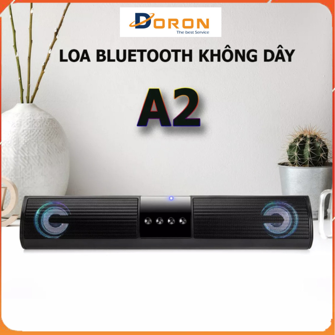 Loa Bluetooth Không Dây Doron A2 - Kết Nối Máy Tính, Tivi, Điện thoại - Phiên bản Limited - Hàng Nhập Khẩu