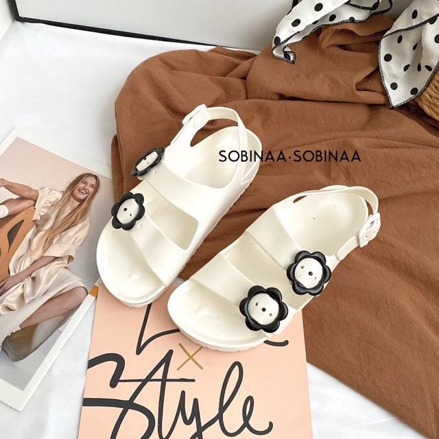 Sandal hoa hàn quốc siêu xinh