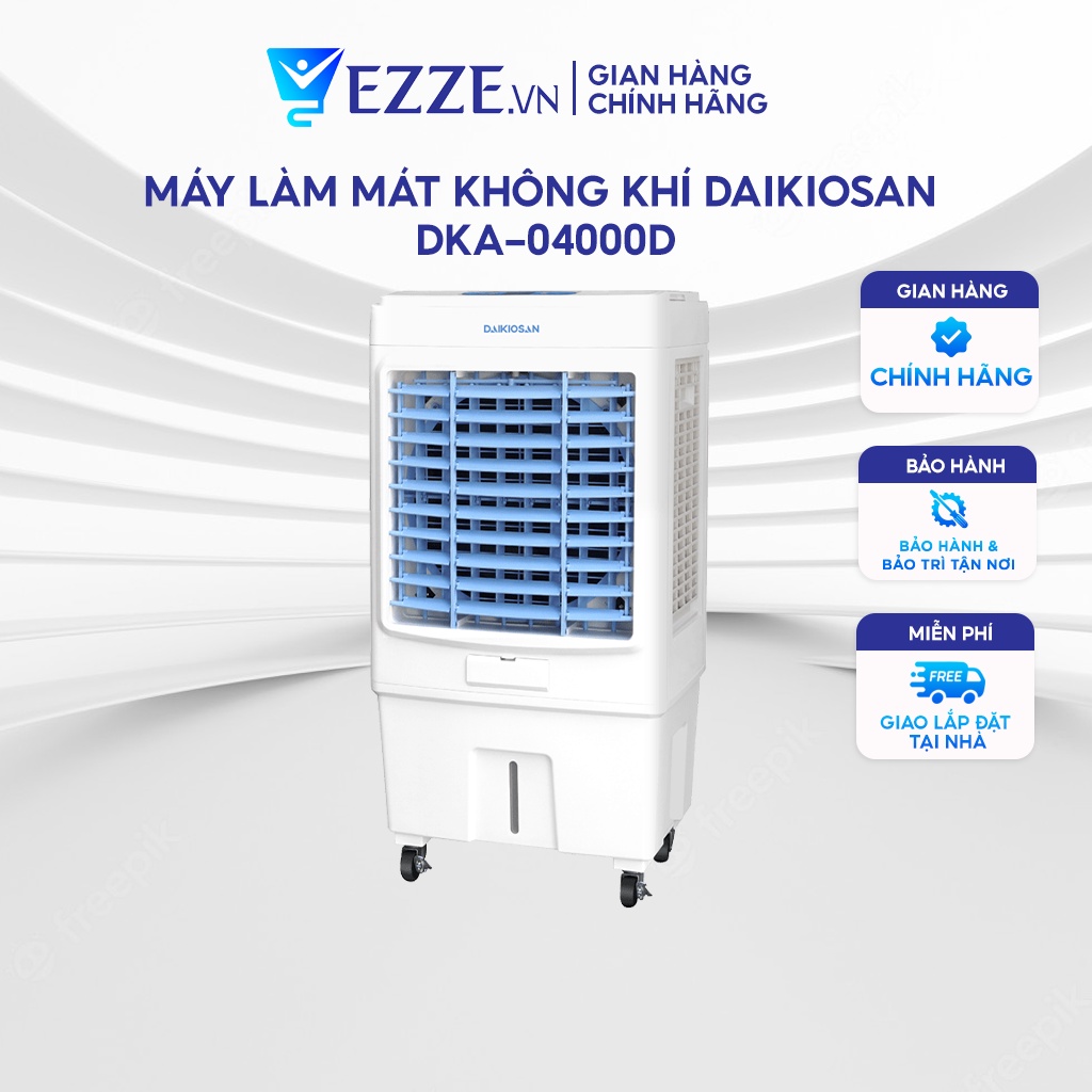 Máy Làm Mát Không Khí Daikiosan DKA-04000D Hàng Chính Hãng - Quạt Điều Hòa Hơi Nước Sức Gió 4.000 M³/H