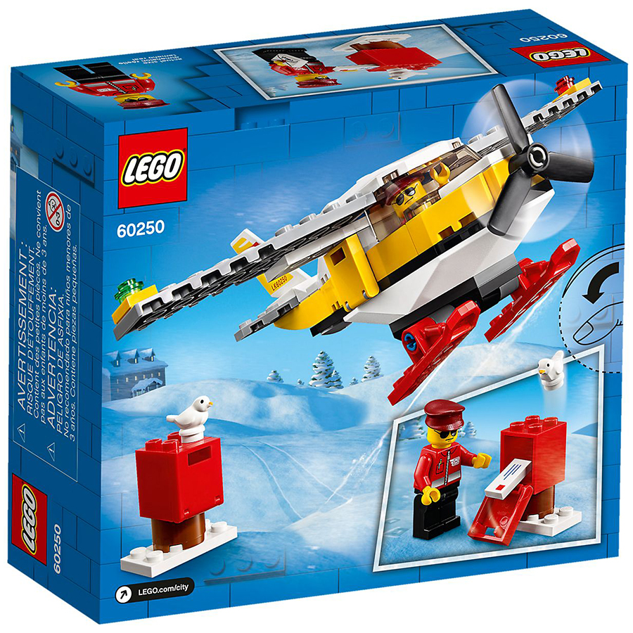 Đồ Chơi Lắp Ráp Lego City Máy Bay Đưa Thư 60250 (74 Chi Tiết)